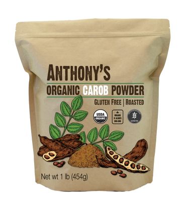 Anthony&#39;s Organic Carob Powder, 1 lb, Gluten Free, Non GMO, Cocoa Powder Alternative, Unsweetened