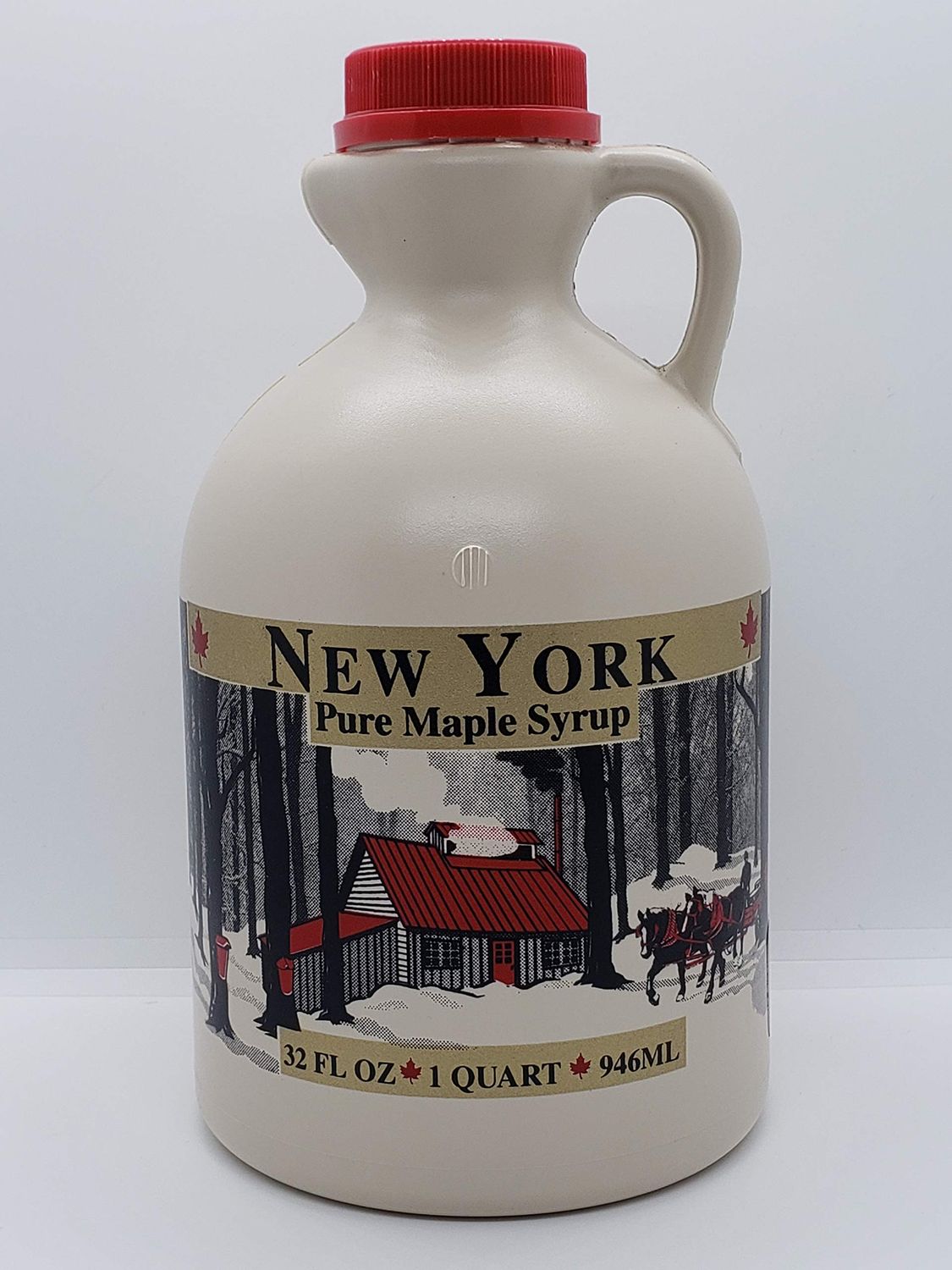 Grandma Zs, 100% Pure Maple Syrup From New York, Grade A, Amber Color, Rich Taste, All Natural, 32 Fl Oz, 1 Qt