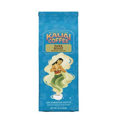 Kauai Coffee Koloa Estate Dark Roast - Ground Coffee, 10 oz Package
