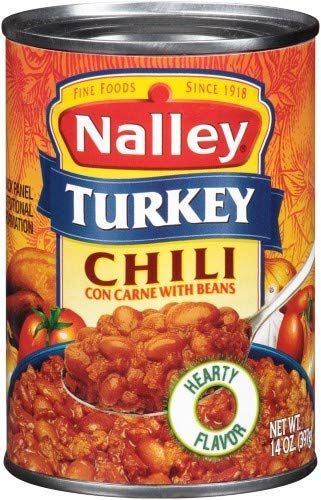 Nalley Turkey Chili Carne with Beans 14 oz (case of 12)
