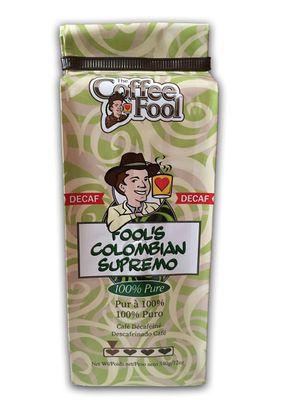 Coffee Fool&#39;s Decaf Swiss Water Colombian Supremo (Powder (Turkish))