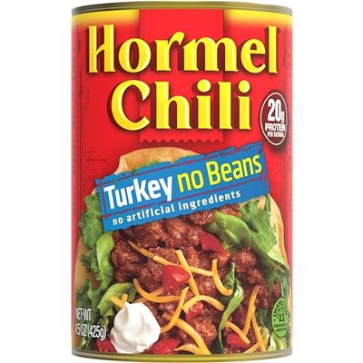 HORMEL Chili Turkey No Beans, 15 Ounce (Pack of 12)