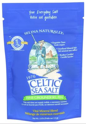 Fine Ground Celtic Sea Salt  lb Resealable Bag