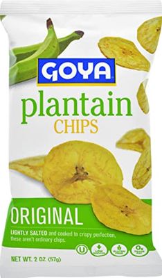 Goya Foods Plantain Chips, Original, 2 Ounce (Pack of 20)