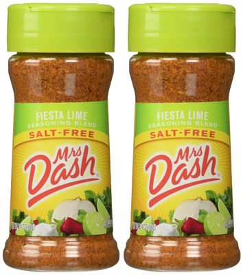 Mrs. Dash Fiesta Lime All Natural Seasoning Blend 2.4 oz (2 Pack)