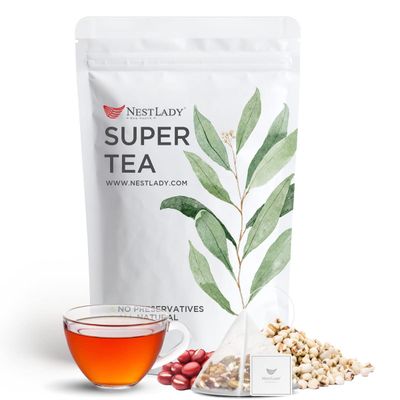 NESTLADY Red Bean Barley Tea, Combination Scented Tea, barley tea, Contains tangerine peel and Gorgonzola, healthy nourishing, , tea bags 20 bags (200g, 10g/bag)