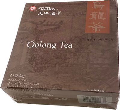 TenRen Oolong Tea (50 Tea Bags, Individually Sealed)