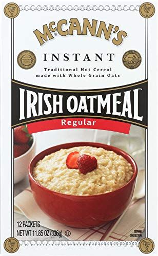 McCann's Irish Oatmeal, Instant Oatmeal, Regular, 12 Packets, 28 g Each (Pack of 3)