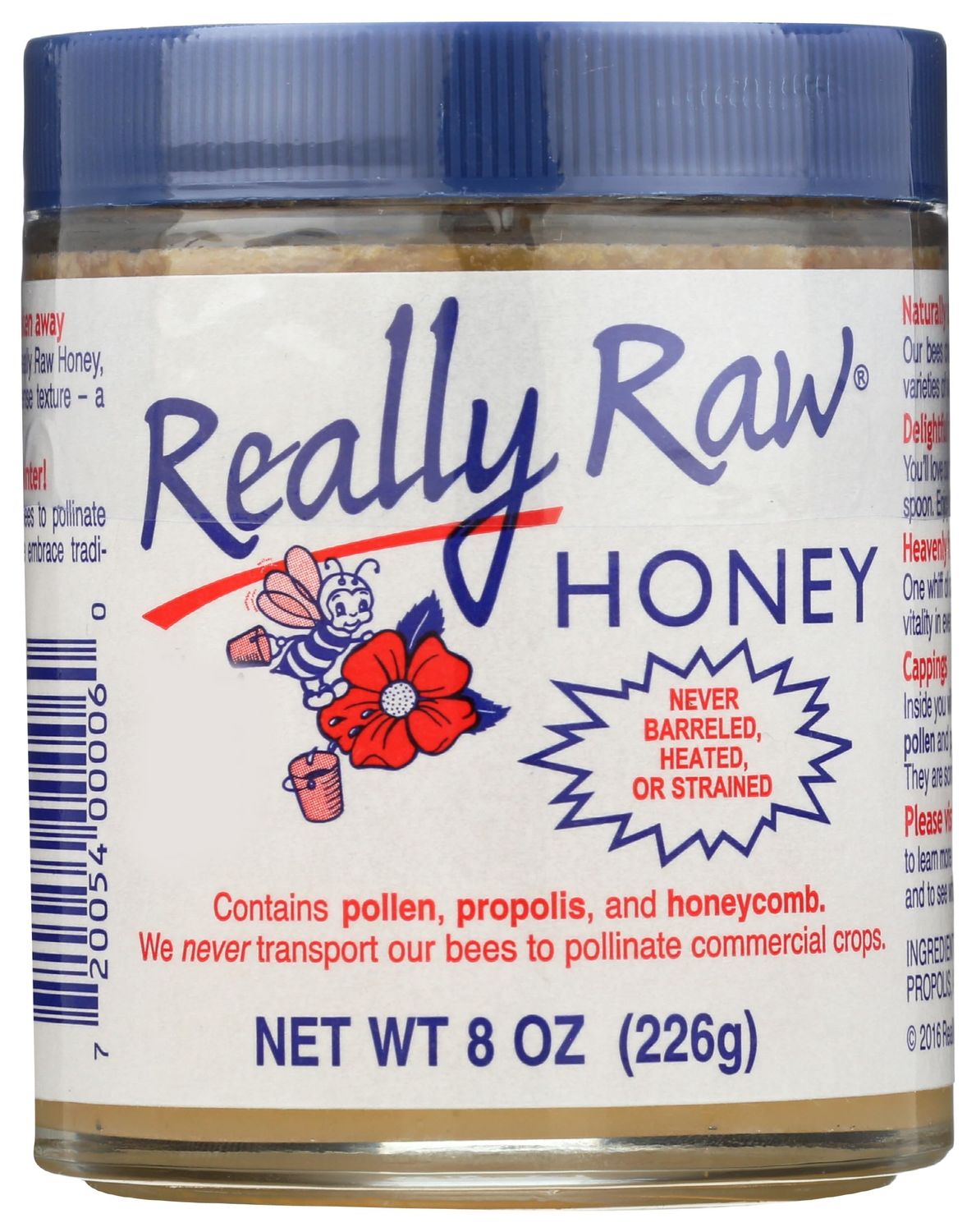 REALLY RAW Raw Honey, 8 OZ
