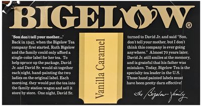 Bigelow Vanilla Caramel Black Tea (20 Teabags)