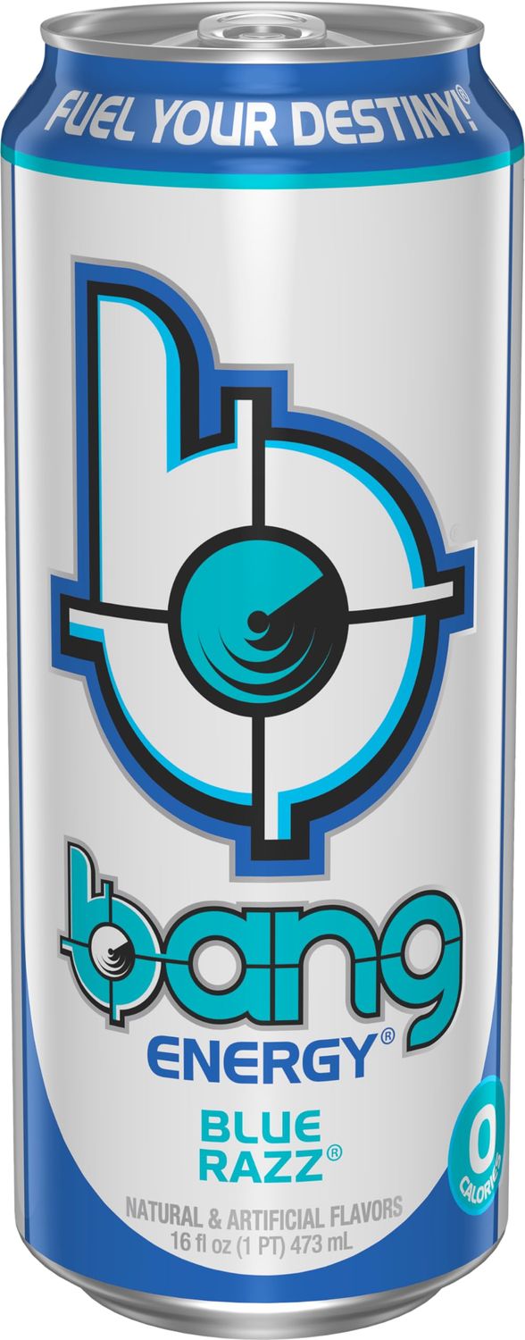 Bang Energy Drink Blue Razz, 16 fl oz
