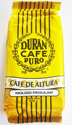 Panama Coffee Cafe Duran Cafe De Altura Molido Regular 1 Pound Freshly Imported Coffee From the Highlands of Chiriqui (Boquete) 2-Pack.