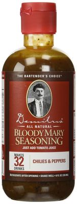 Demitri&#39;s All Natural Bloody Mary Seasoning Mix - Chilies &amp; Peppers - 8 oz