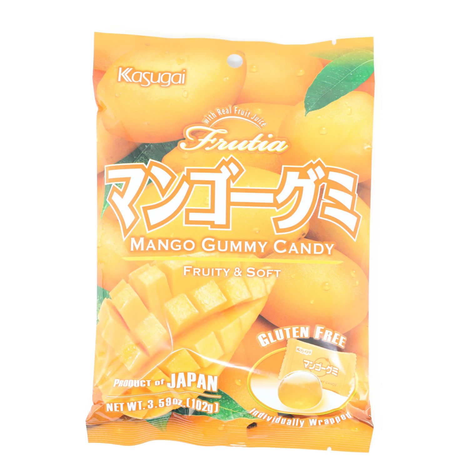 Taste of Japan #2 - Kasugai Gummy with Real Fruit Juice Sampler Party Pack (12 Bags, At Least 6 Flavors !) - 3.57 Lbs