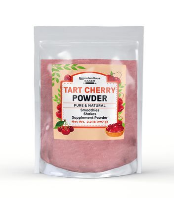 Unpretentious Tart Cherry Powder, 2.2 lb, Pure &amp; Natural, No Fillers, Smoothies &amp; Shakes