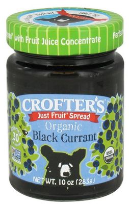 Crofters Organic Black Currant Just Fruit Spread, 10 oz