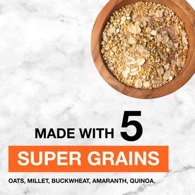 KIND HEALTHY GRAINS Granola Family Size, Healthy Snack, Peanut Butter Granola Clusters, 10g Protein, Snack Mix 11 OZ (6 Pack)