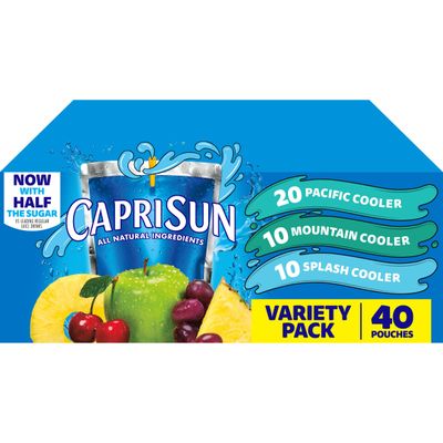 Caprisun Juice Variety Pouches Coolers Pack as Original, 40 Count