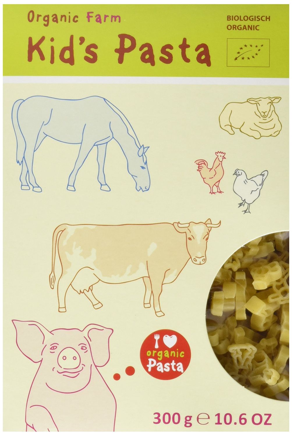 Alb Gold Organic Farm Shape Kid&#39;s Pasta, Farm Shape Pasta, 10.6 Ounce