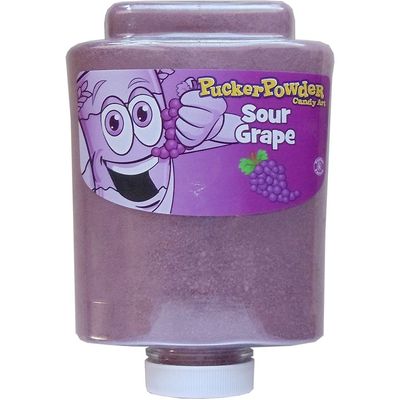 Pucker Powder Sour Grape,Party Favors - Weddings - Receptions - Bridal and Baby Showers - Birthdays - Toppings - Decorations, 9.5oz: - 1 Ct