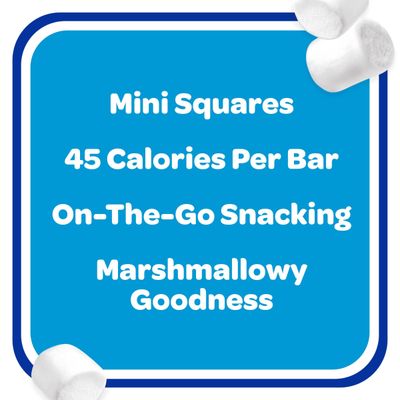 Rice Krispies Treats Mini Marshmallow Snack Bars, Kids Snacks, Variety Pack, 24.8oz Box (64 Bars)