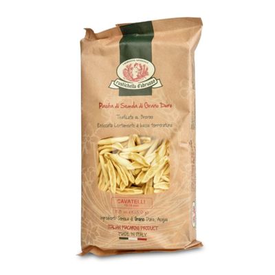 Rustichella d&#39;Abruzzo Cavatelli - 500g Hand-Carved Pasta - Perfect for Soup &amp; Rag - Classic Durum Wheat Pasta from Italy