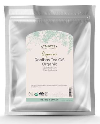 Starwest Botanicals Organic Rooibos Tea Cut &amp; Sifted, 1 Pound