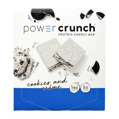 Power Crunch Protein Energy Bar, Cookies &amp; Cream 12 ea