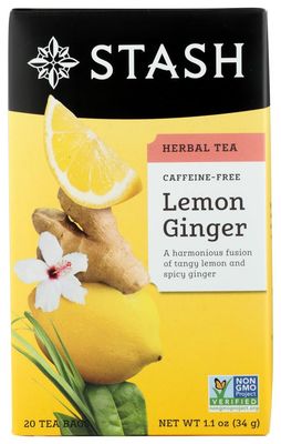 Stash Premium Herbal Tea Caffeine Free Peppermint, Pack of 2