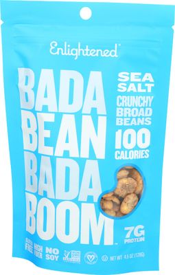 Enlightened Plant Protein Bean Snacks Sea Salt, 4.5 Oz