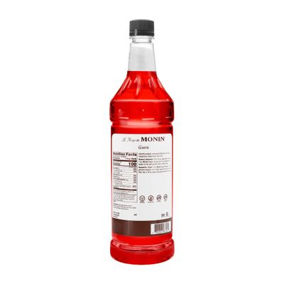 Monin Flavored Syrup, Guava, 33.8-Ounce Plastic Bottles (Pack of 4)