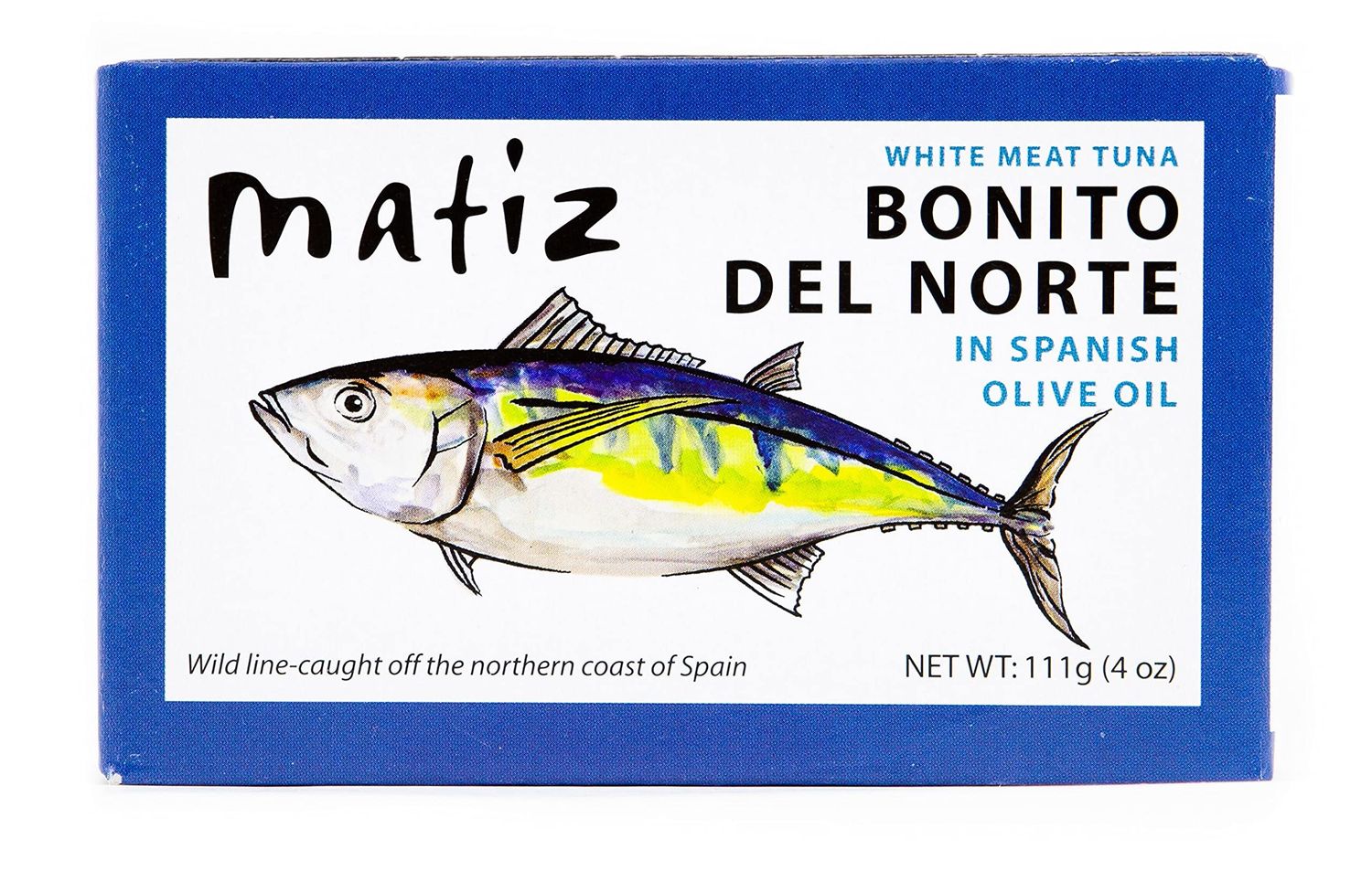 Matiz Bonito Del Norte, 4 Ounce, White Meat Tuna in Olive Oil (5 Tins)