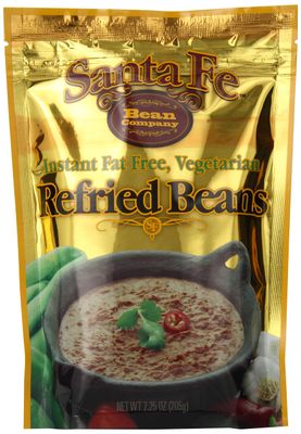 Santa Fe Bean Company Instant Fat Free Vegetarian Refried Beans 7.25-Ounce (Pack of 8) Instant Vegetarian Refried Beans; All Natural; High in Fiber; Fat Free; Gluten-Free