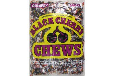 Albert&#39;s Chews Black Cherry 240 Piece Bag