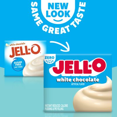 Jell-O Instant White Chocolate Sugar-Free Fat Free Pudding &amp; Pie Filling Mix (1oz Boxes, Pack of 6)