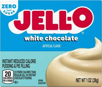 Jell-O Instant White Chocolate Sugar-Free Fat Free Pudding &amp; Pie Filling Mix (1oz Boxes, Pack of 6)