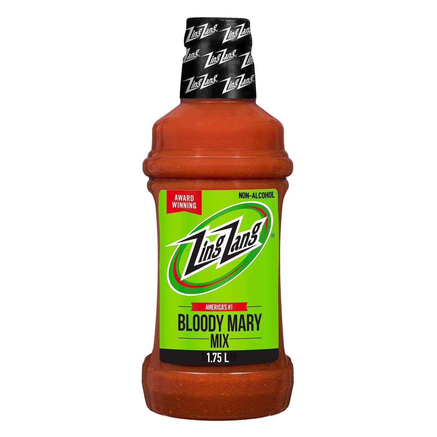 Zing Zang Bloody Mary Mix, Non-Alcoholic Cocktail Mixer, 59.17 Fl Oz Bottle (Pack of 1)
