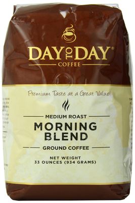 Day To Day Ground Coffee, Medium Roast, Morning Blend, 33 Ounce Bag (Pack of 1)
