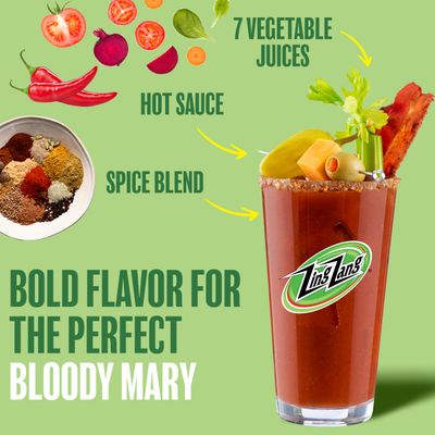 Zing Zang Bloody Mary Mix, Non-Alcoholic Cocktail Mixer, 59.17 Fl Oz Bottle (Pack of 1)
