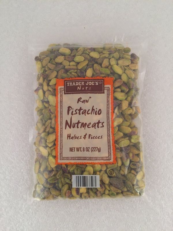 Trader Joe&#39;s Raw Pistachio Nutmeats Halves and Pieces (8oz Packaging)
