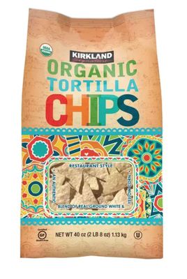 Kirkland Organic Tortilla Chips 1.13 kg (2.5 lbs)