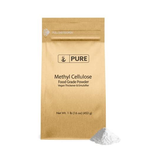 Pure Original Ingredients Methylcellulose (1 lb) Always Pure, Thickener &amp; Emulsifier, Food Grade