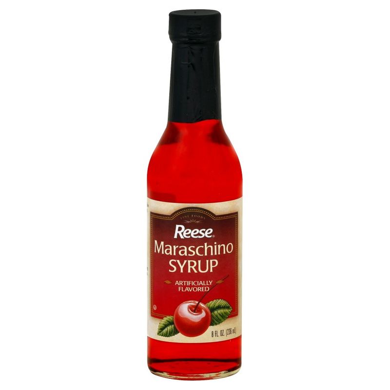 Reese Syrup, Maraschino, 8-Ounce