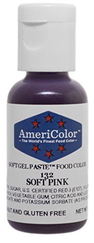 Americolor Soft Gel Paste Food Color, 3/4-Ounce, Soft Pink