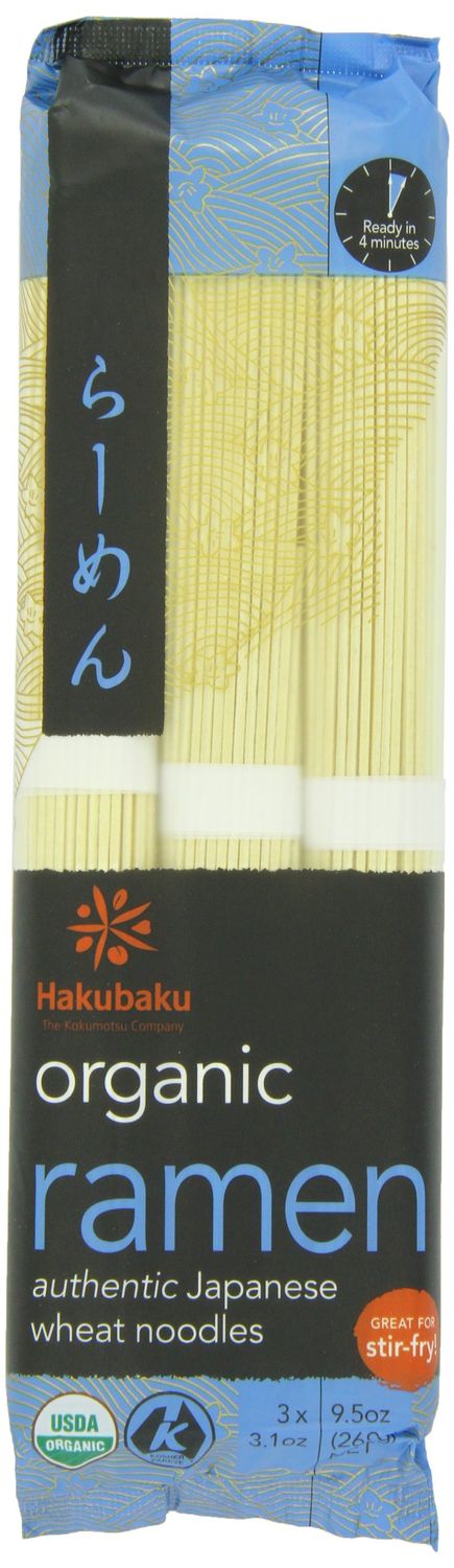 HAKUBAKU Ramen Noodles 3.1 Ounce (Pack of 12)