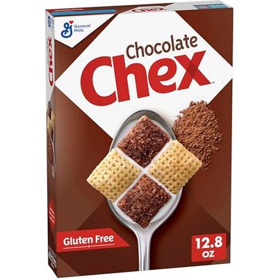 Chocolate Chex Gluten Free Breakfast Cereal, Homemade Chex Mix Ingredient, 12.8 oz