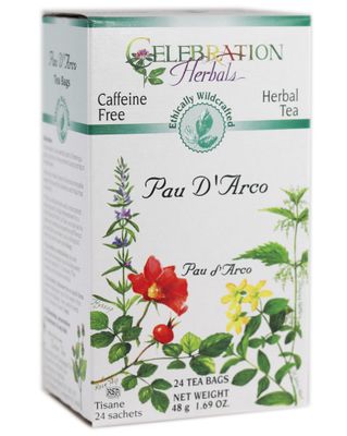 Celebration Herbals Pau D&#39;Arco Tea Bags WC 24 Count