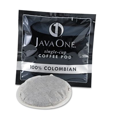 Java One Coffee Pods, Colombian Supremo, Single Cup, 14/box