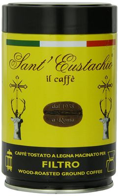 Sant Eustachio Ground Coffee in Can, Filtro, 8.8 Ounce