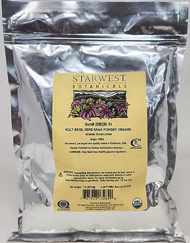 Organic Holy Basil Leaf Powder (Rama)